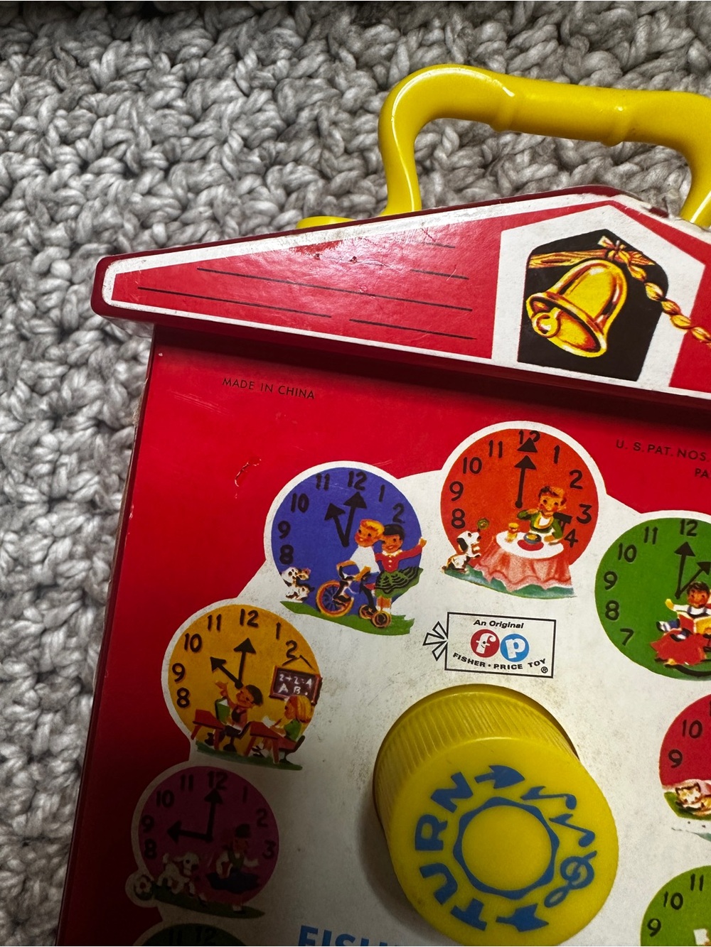 Fisher-Price Teaching Clock: Tested & Works - Picture 10 of 10